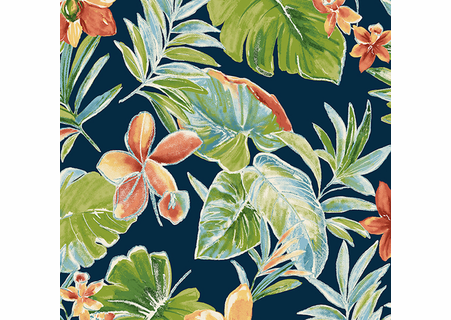 beachcrest-navy: Indoor/Outdoor Fabric