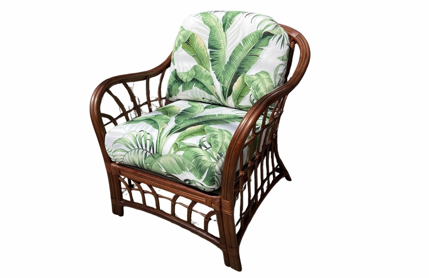 Bermuda Rattan Chair With Cushions: Only 1 Left