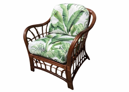Bermuda Rattan Chair With Cushions: Only 1 Left
