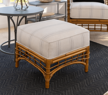 Braxton Culler Birdgehampton Rattan Ottoman