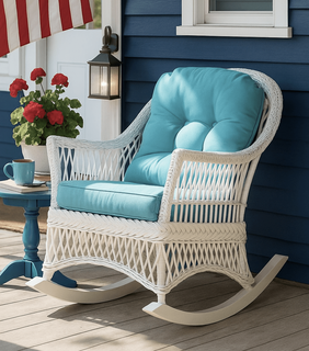 Spice Islands South Hampton Wicker Rocker