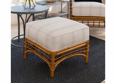 Braxton Culler Birdgehampton Rattan Ottoman