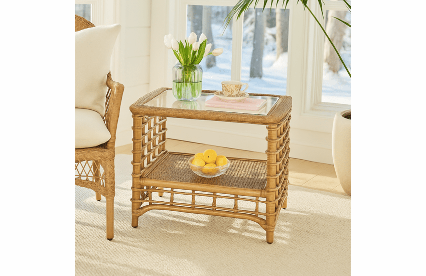 Braxton Culler Bridgehampton Rattan End Table