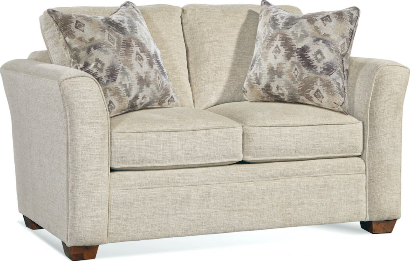 Braxton Culler Bridgeport Quickship Upholstered Loveseat With Toss