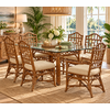 Braxton Culler Chippendale Rattan Dining Set Of 7 (Available in 30 Finish Choices)