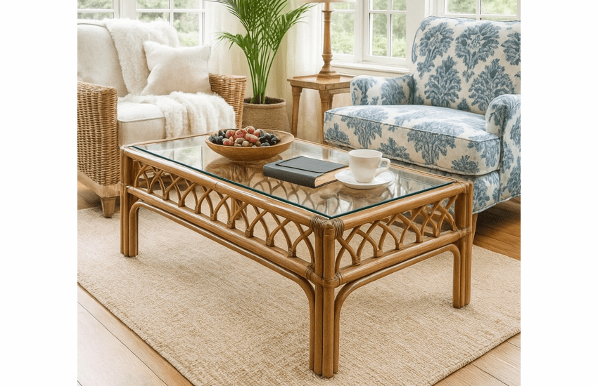 Braxton Culler Edgewater Rattan Coffee Table