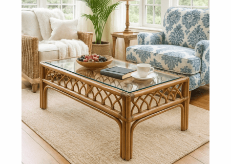 Braxton Culler Edgewater Rattan Coffee Table