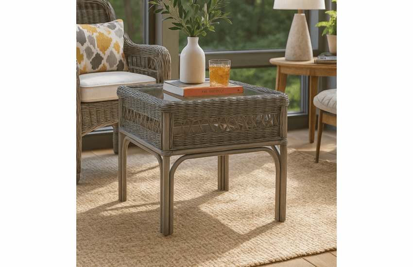 Braxton Culler Everglades Rattan End Table