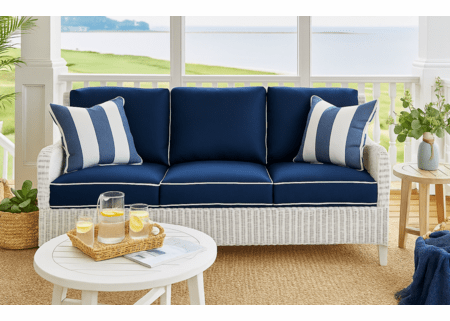 Braxton Culler Gibraltar Wicker Sofa