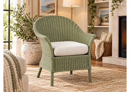 Braxton Culler June Wicker Accent Chair (Available in 30 Finish Choices)