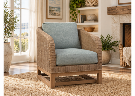 Braxton Culler Melody Wicker Accent Chair (Available in 30 Finish Choices)