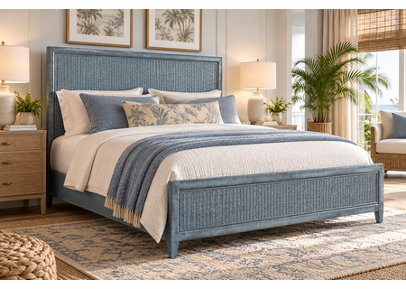 Braxton Culler Naples Queen Wicker Complete Bed (Available in 30 Finish Choices)