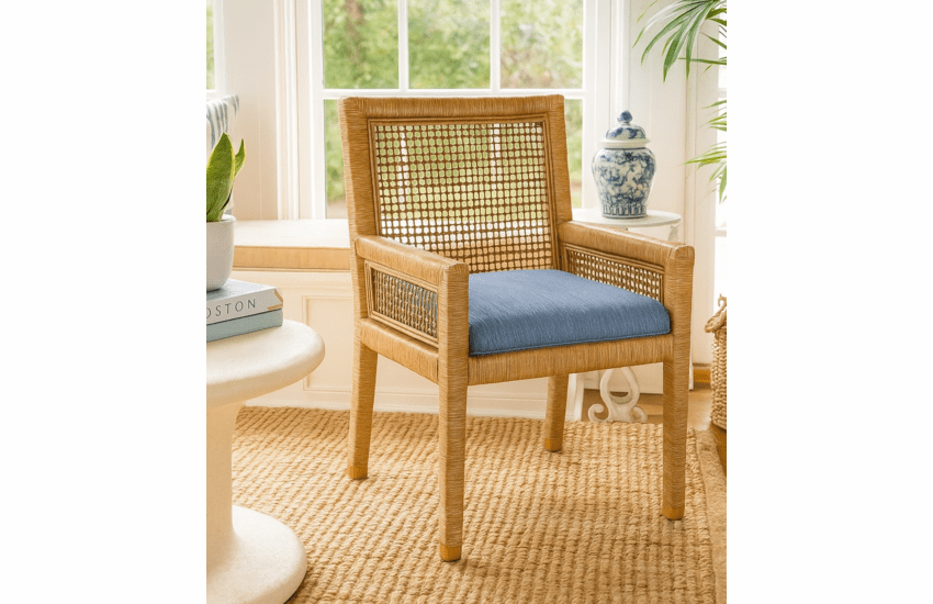 Braxton Culler Pine Isle Rattan Arm Chair
