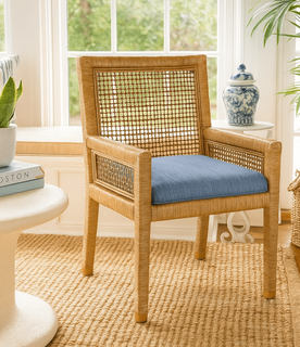 Braxton Culler Pine Isle Rattan Arm Chair