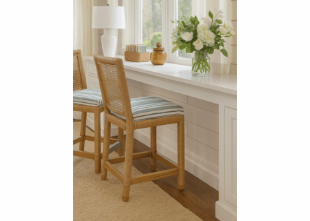 Braxton Culler Pine Isle Rattan Counterstool