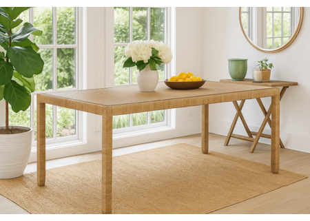 Braxton Culler Pine Isle Rattan Dining Table