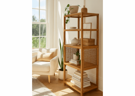 Braxton Culler Pine Isle Rattan Etagere
