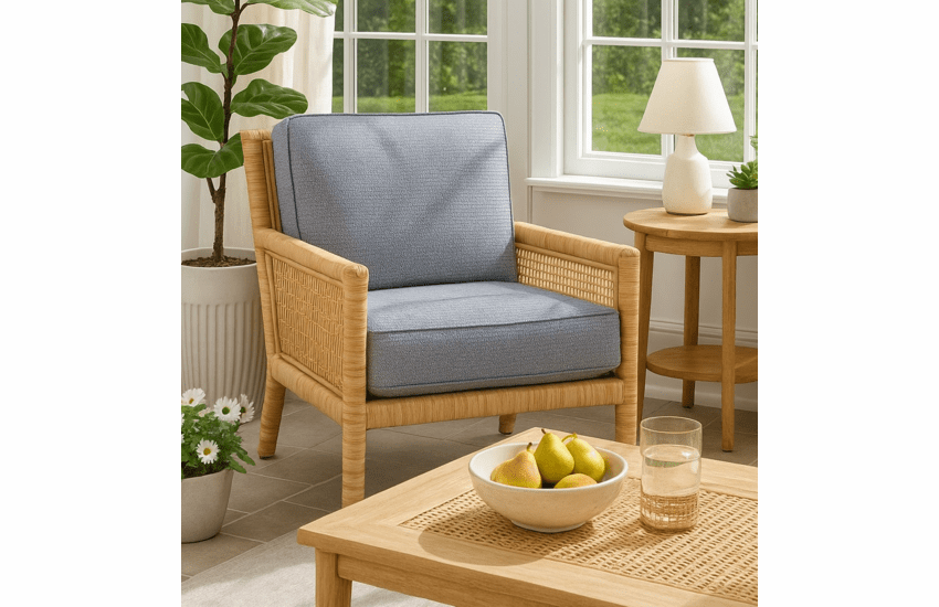 Braxton Culler Pine Isle Rattan Lounge Chair