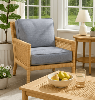 Braxton Culler Pine Isle Rattan Lounge Chair