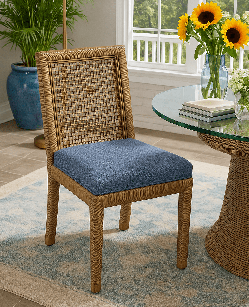 Braxton Culler Pine Isle Rattan Side Chair