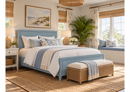 Braxton Culler Sabal Bay King Wicker Complete Bed (Available in 30 Finish Choices)