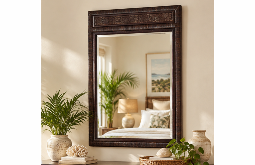 Braxton Culler Sabal Bay Wicker Mirror (Available in 30 Finish Choices)