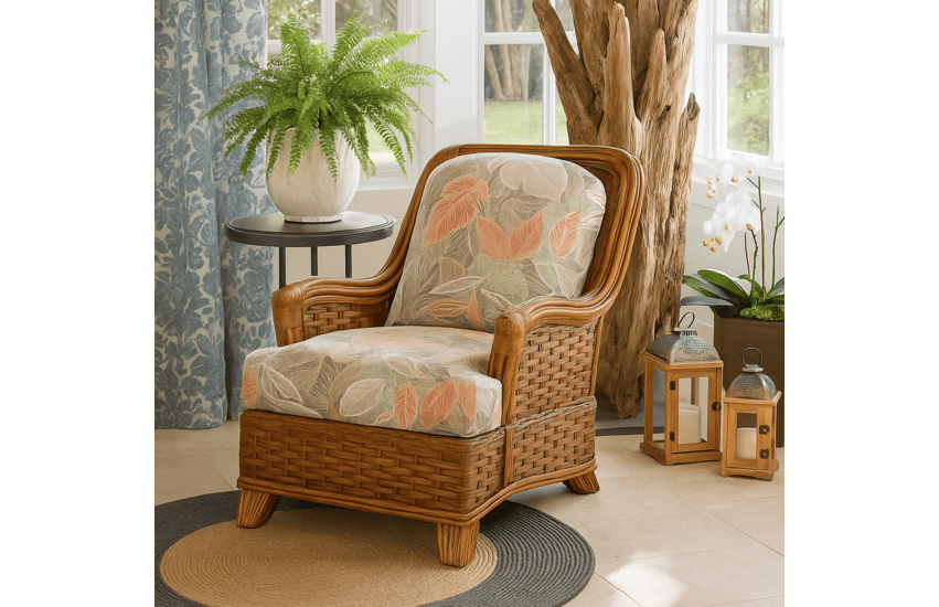 Braxton Culler Somerset Rattan Chair 