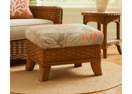 Braxton Culler Somerset Rattan Ottoman
