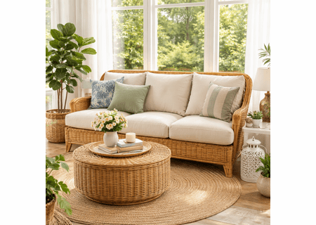 Braxton Culler  Somerset sofa with Antique Beige Sunbrella