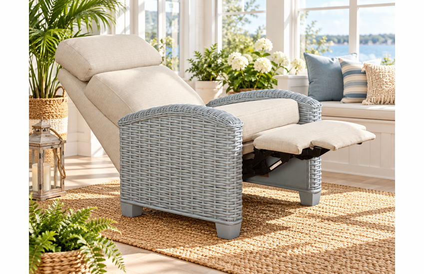 Braxton Culler Vale Wicker/Rattan Recliner (Available in 30 Finishes)