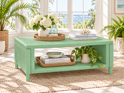 Braxton Culler Breezewood Wicker Cocktail Table (Available in 30 Finish Choices)