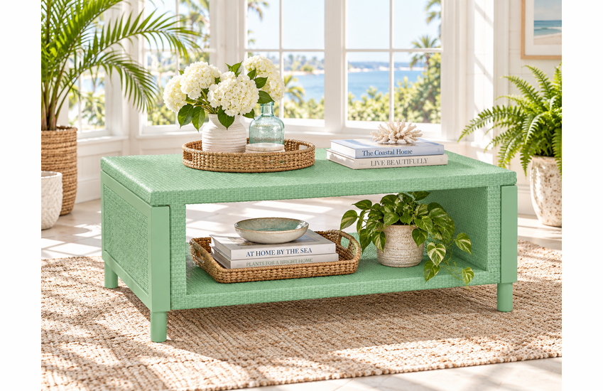 Braxton Culler Breezewood Wicker Cocktail Table (Available in 30 Finish Choices)