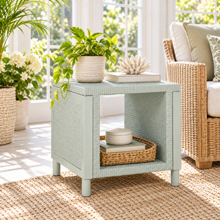 Braxton Culler Breezewood Wicker End Table (Available in 30 Finish Choices)