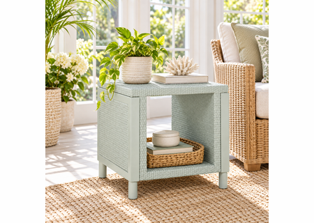 Braxton Culler Breezewood Wicker End Table (Available in 30 Finish Choices)