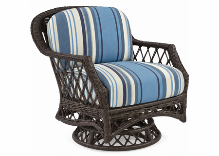 Camino Real Low Back Swivel Rocker Cushions - Reversible Cushions