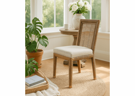 Captiva Wicker Desk Chair (Available In 8 Color Finishes)