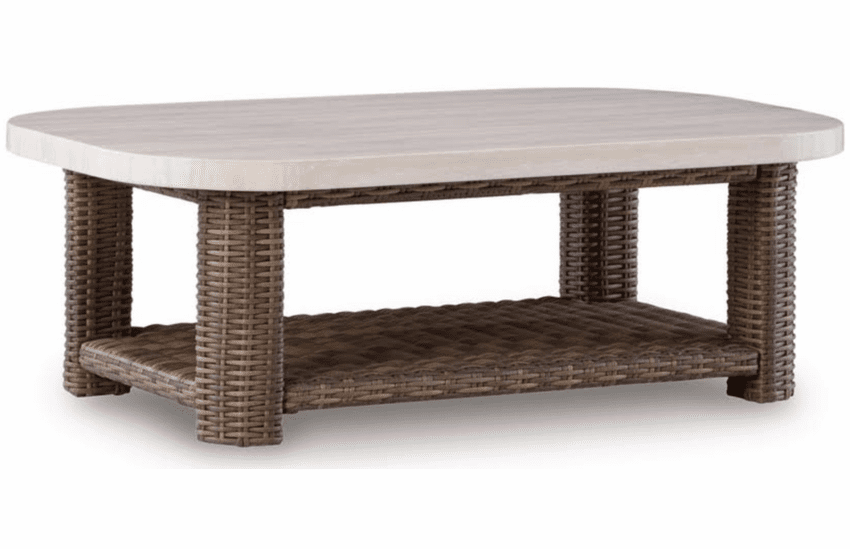 Coral Island Outdoor Wicker Coffee Table