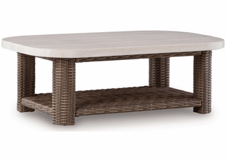 Coral Island Outdoor Wicker Coffee Table