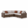 Coral Island 3 Piece Outdoor Wicker Sectional