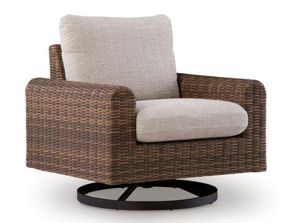 Coral Island Outdoor Wicker Swivel Rocker Chair