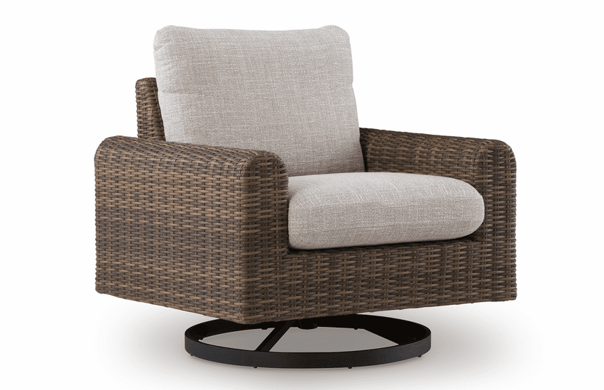 Coral Island Outdoor Wicker Swivel Rocker Chair