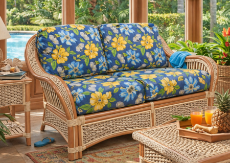 Crestwood Bay Rattan Loveseat