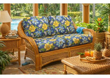 Crestwood Bay Rattan Loveseat