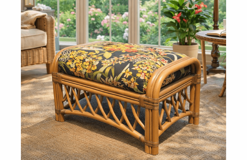 Crystal Lake Ottoman