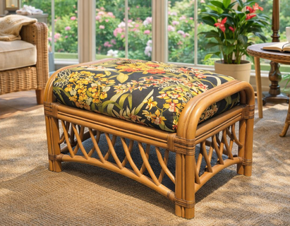 Crystal Lake Ottoman