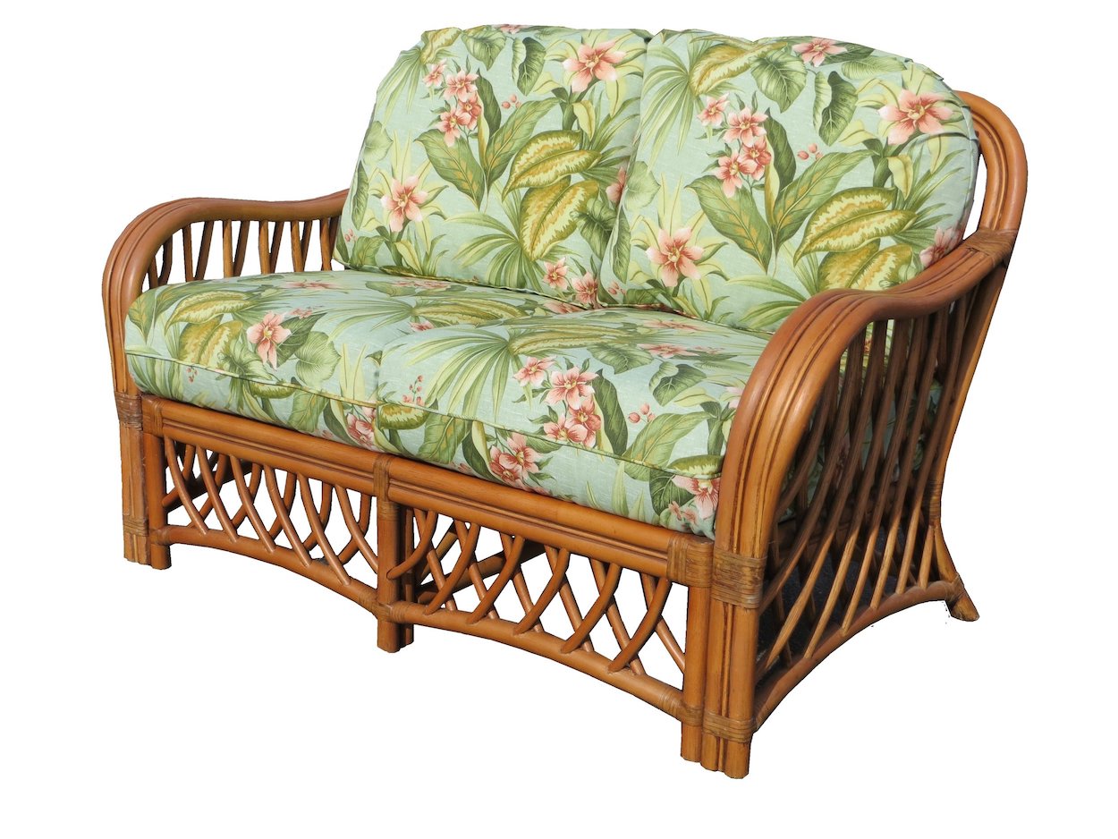 Crystal Lake Rattan Loveseat