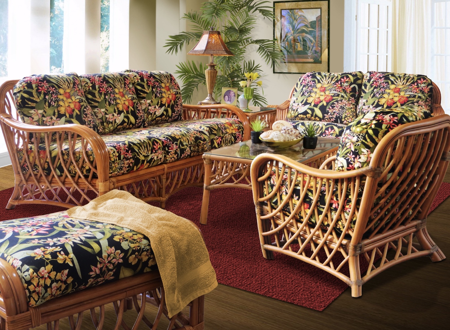 Crystal Lake Rattan Furniture Set of 5