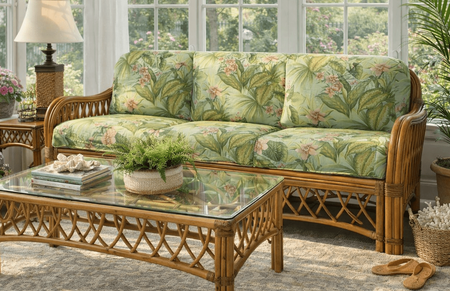 Crystal Lake Rattan Sofa