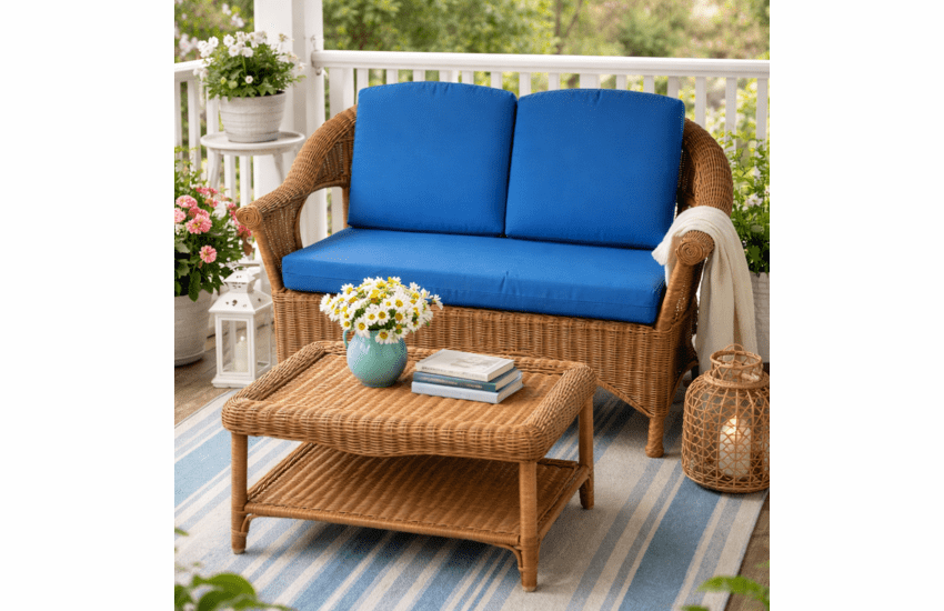 Diamond Deep  Loveseat Brown -Quick Ship