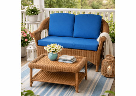 Diamond Deep  Loveseat Brown -Quick Ship